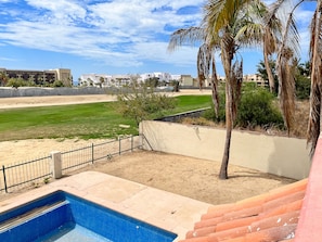 Deluxe-Doppelzimmer, Strandblick | Terrasse/Patio