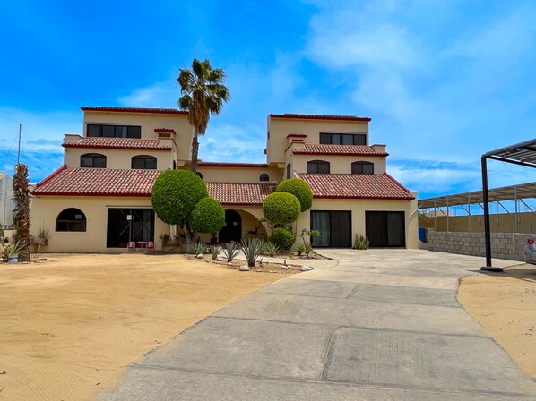 Fassade der Unterkunft