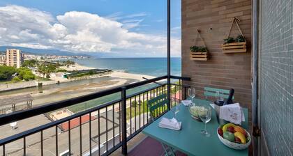Appartement 'Riva Mare 1' avec place de parking, vue sur la mer, balcon et Wi-Fi