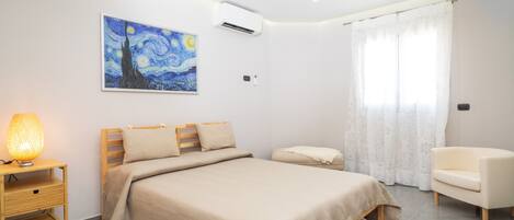 1 makuuhuone, silitysrauta/-lauta, ilmainen Wi-Fi, vuodevaatteet