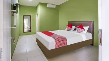Kamar Double Deluks | Wi-Fi gratis dan seprai linen