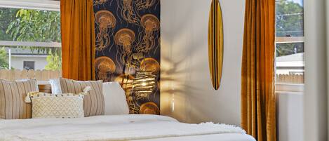 4 室のベッドルーム、アイロン / アイロン台、WiFi、ベッドシーツ