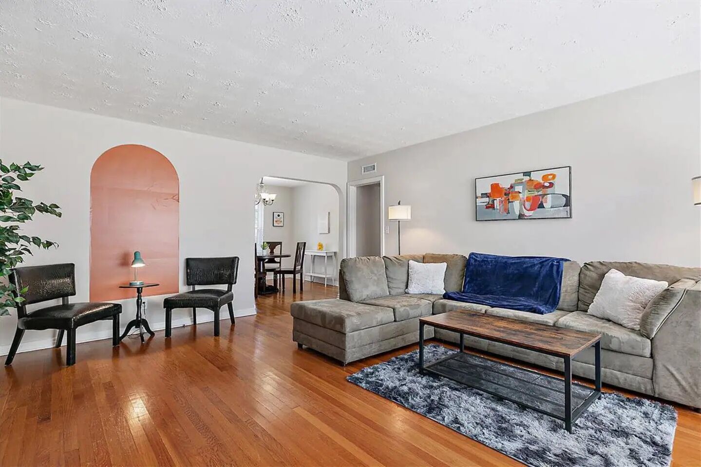 Smart-tv en een kantoor