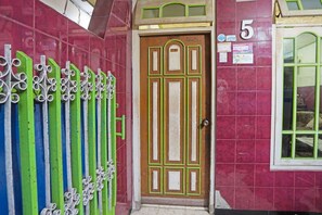 Façade de l’hébergement