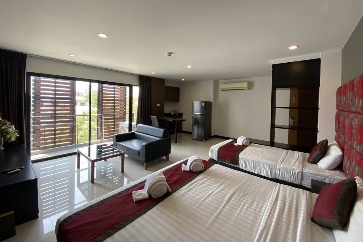 Suite junior | 1 habitación, ropa de cama de alta calidad y camas Select Comfort