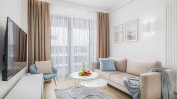 Superior Apartment | 1 bedroom, premium bedding, laptop workspace, iron/ironing board