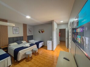 Basic Quadruple Room | Minibar, free WiFi, bed sheets - Pousada de Bonito (Bonito)