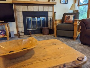 TV, fireplace - The Hodge Podge Lodge | Pool | Hot Tub (Durango)