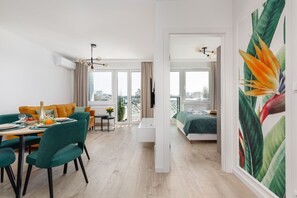 Deluxe-Apartment | 1 Schlafzimmer, hochwertige Bettwaren, individuell dekoriert