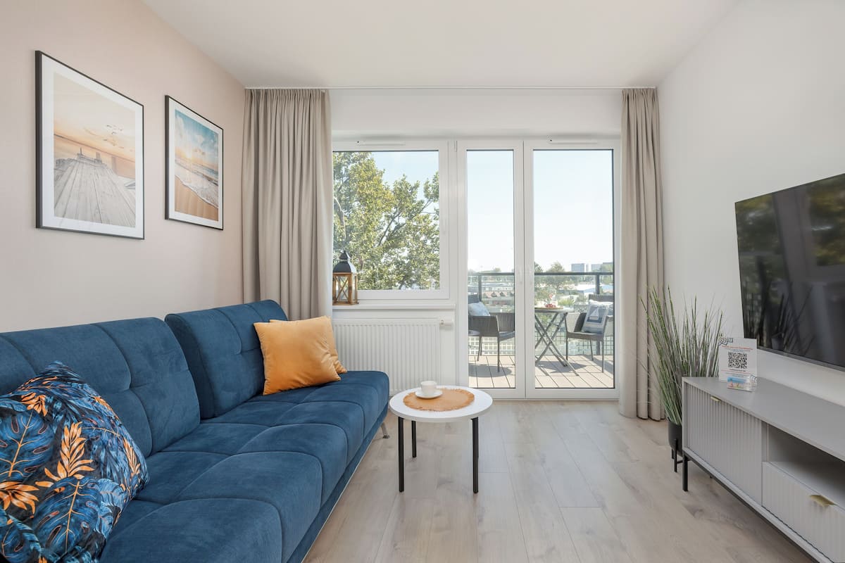 Appartamento Grand, 1 camera da letto, non fumatori, balcone | 1 camera, biancheria da letto di alta qualità, con stile personalizzato