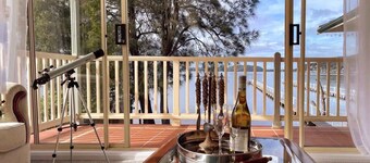 Waterfront with Jetty Big Holiday Home