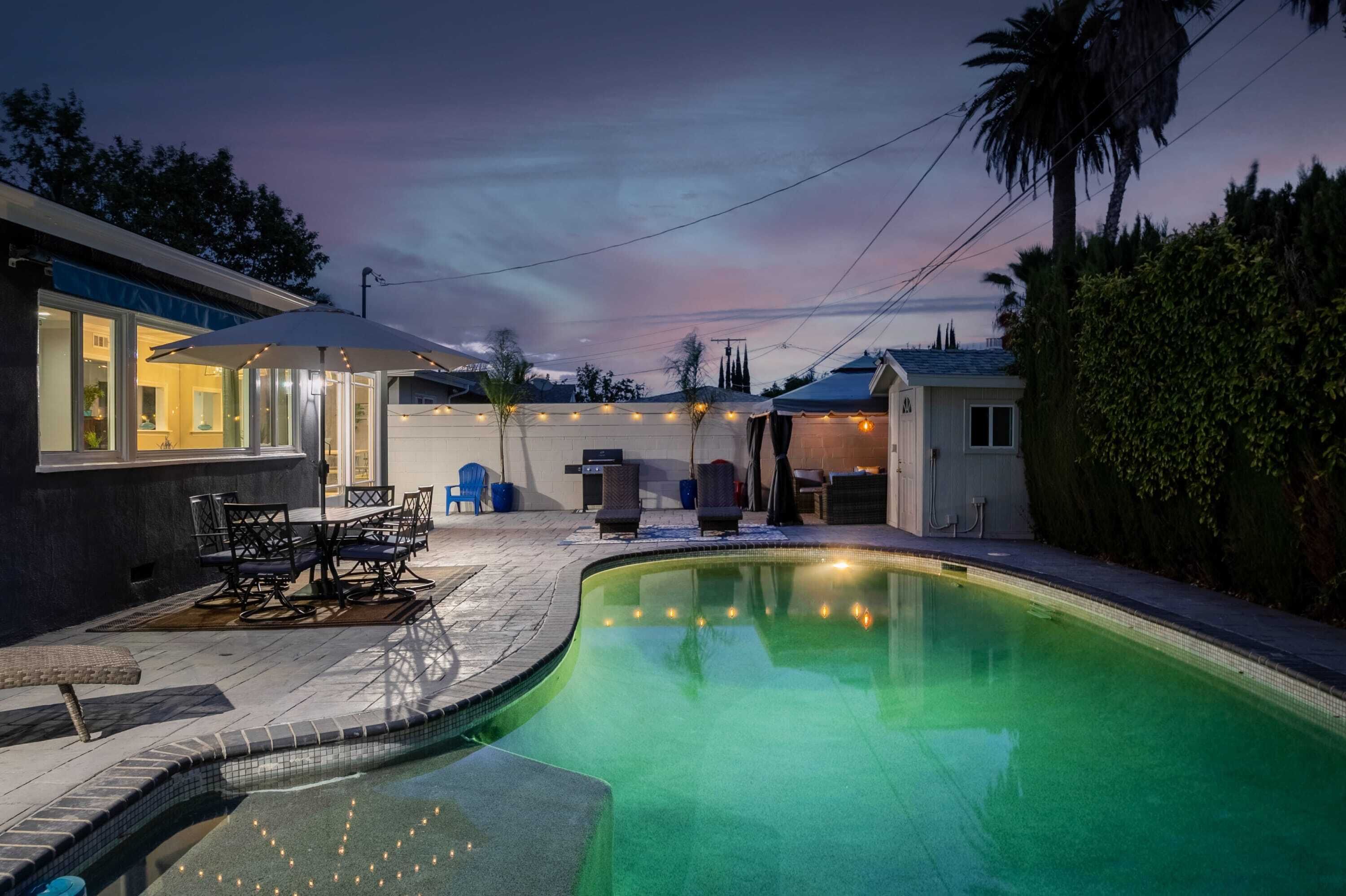 Beautiful lighting at night!