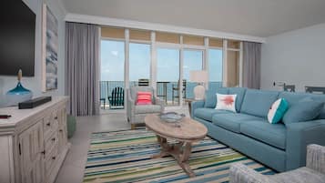 Lejlighed - 2 soveværelser | Opholdsområde | Dvd-afspiller