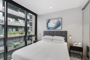 1 غرفة نوم ومكتب ومكواة/لوح كي وواي فاي