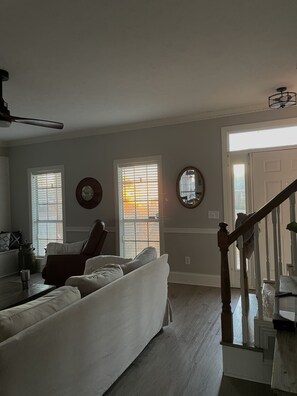 TV connectée, cheminée