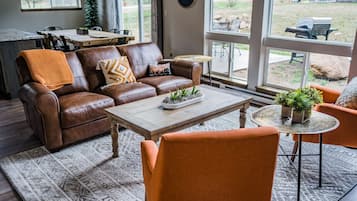 Televisio, takka, videopelejä, kirjoja