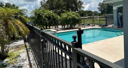 3.5 Acre Modern Farmhouse with Private Pool, Spa, and Fishing Pond