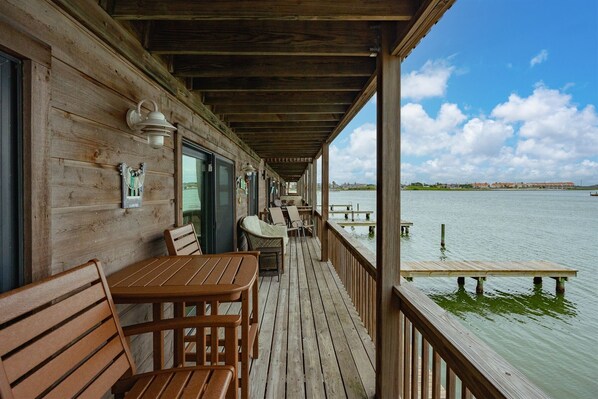 Terrace/patio - Dock Holiday ~ Amazing Casa Allegro First Floor Condo (Rockport)