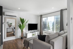 Smart TV, servicios de streaming, estéreo