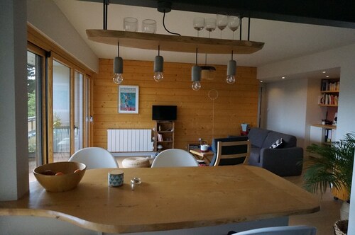 Appartement Chaleureux à 10min de la Plage Dans Résidence Calme