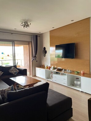 Apartment | Living area | Flat-screen TV - PRESTIGIA GOLF AGATE ELH-AGENCY (Marrakech)