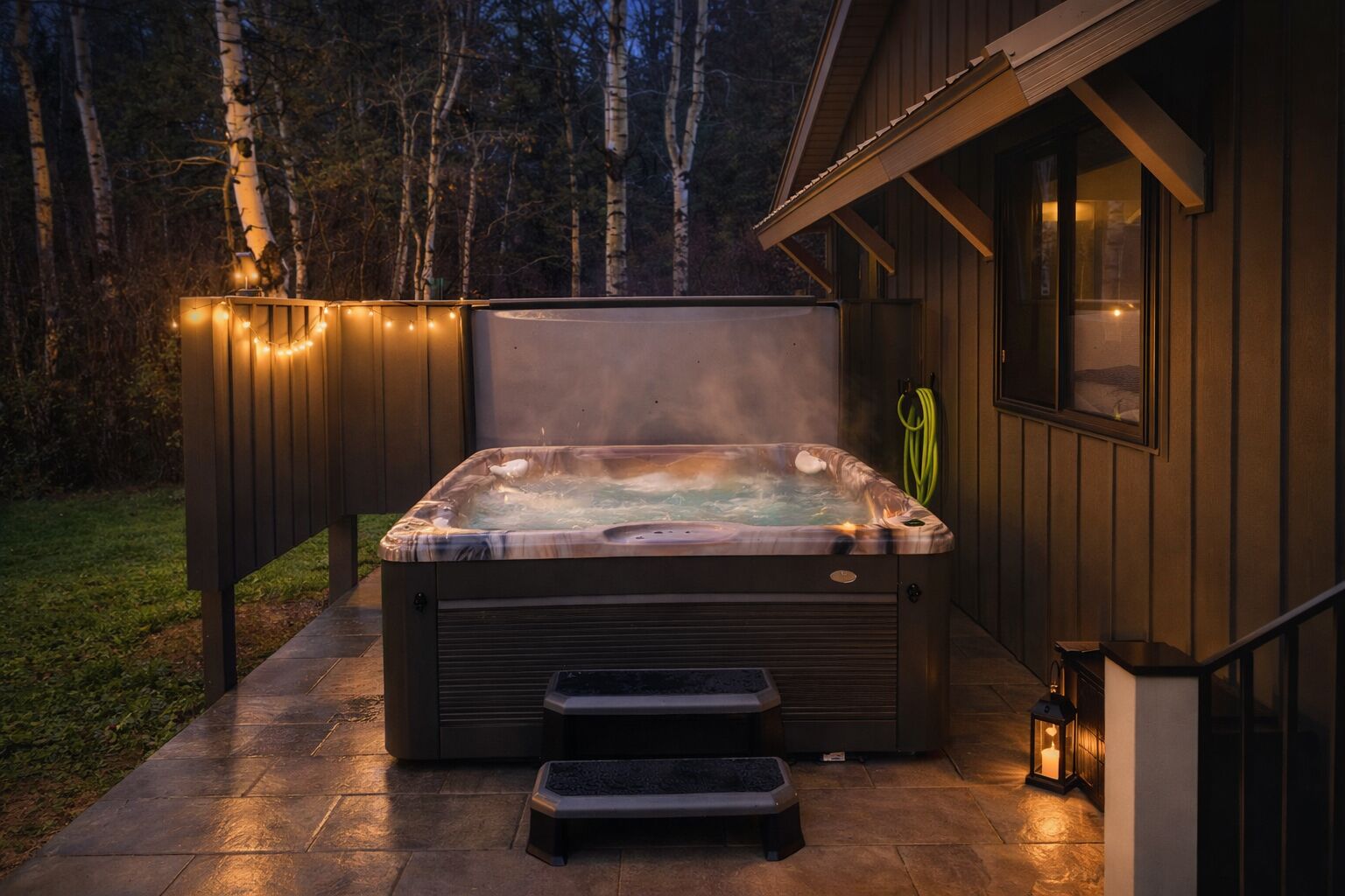 Bain à remous extérieur