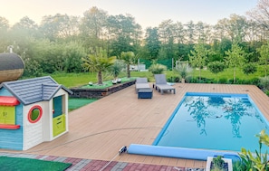Outdoor pool - Stunning home in Insko with sauna (Insko)