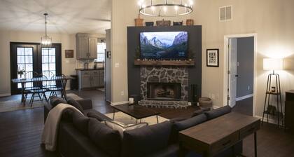 Charming Woodside Home nestled in nature.