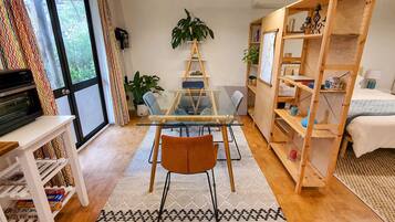 1 makuuhuone, silitysrauta/-lauta, ilmainen Wi-Fi, vuodevaatteet