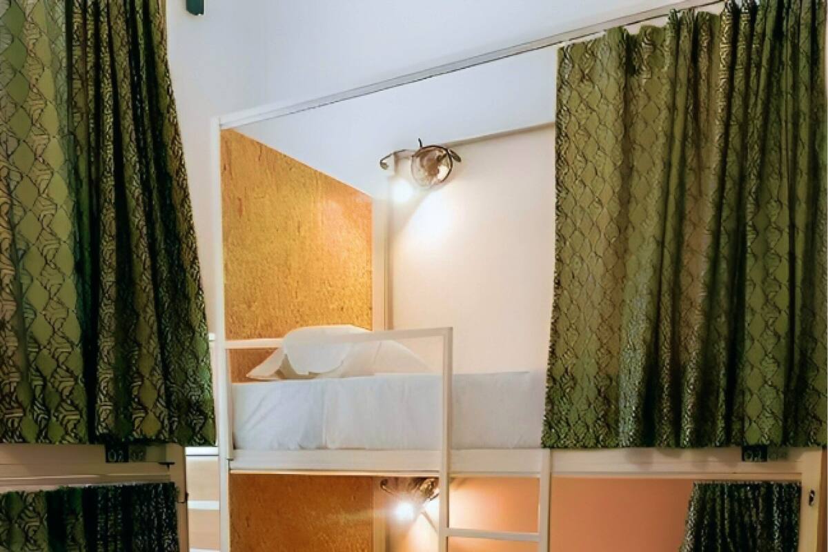 Basic-fællessovesal - mænd/kvinder | Gratis Wi-Fi, sengetøj