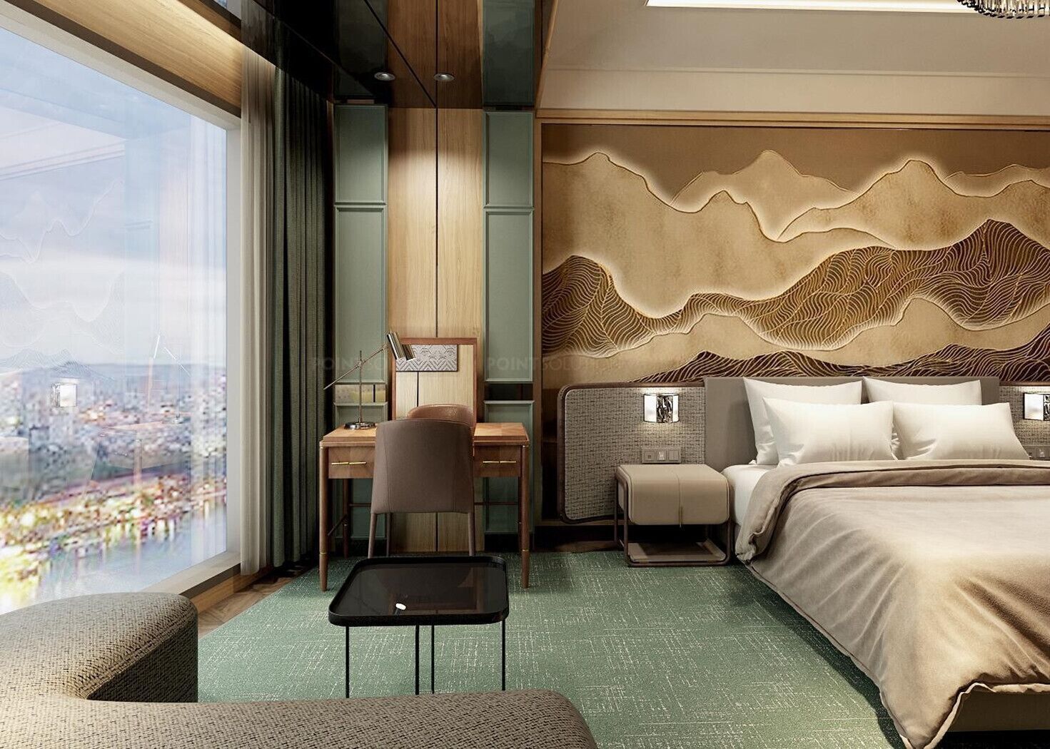 Premium bedding, in-room safe, desk, laptop workspace