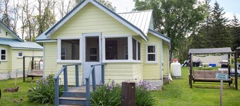 Cabin 2- 2-Bedroom Lakeview Cabin, Swimming Sandy Beach, Fishing Dock & Firepits