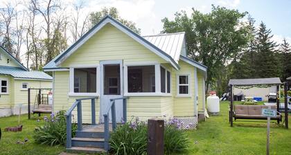 Cabin 2- 2-Bedroom Lakeview Cabin, Swimming Sandy Beach, Fishing Dock & Firepits