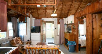 Cabin 2- 2-Bedroom Lakeview Cabin, Swimming Sandy Beach, Fishing Dock & Firepits