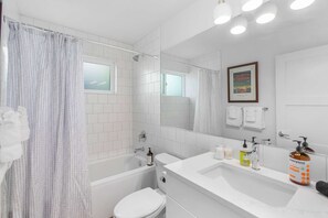 Shower, hair dryer
