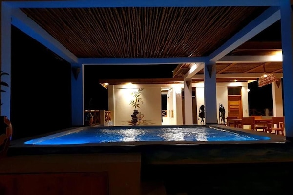 2 outdoor pools, pool umbrellas, sun loungers