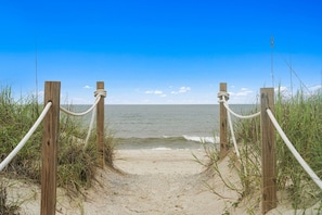 Accommodatie ligt op het strand