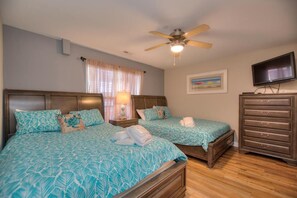 2 bedrooms, iron/ironing board, free WiFi, bed sheets