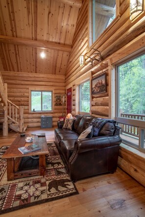 Smart-TV, DVD-spiller, bøker og filmbibliotek