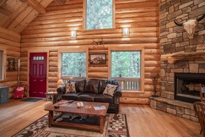 Smart TV, DVD player, books, video library