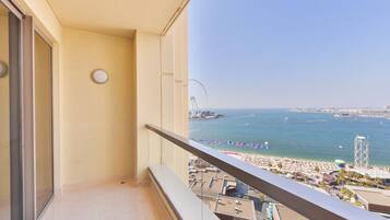 Exclusive-Apartment, 3 Schlafzimmer, Meerblick, Strandnähe | Balkon