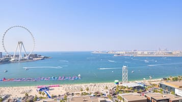 Exclusive-Apartment, 3 Schlafzimmer, Meerblick, Strandnähe | Blick vom Balkon