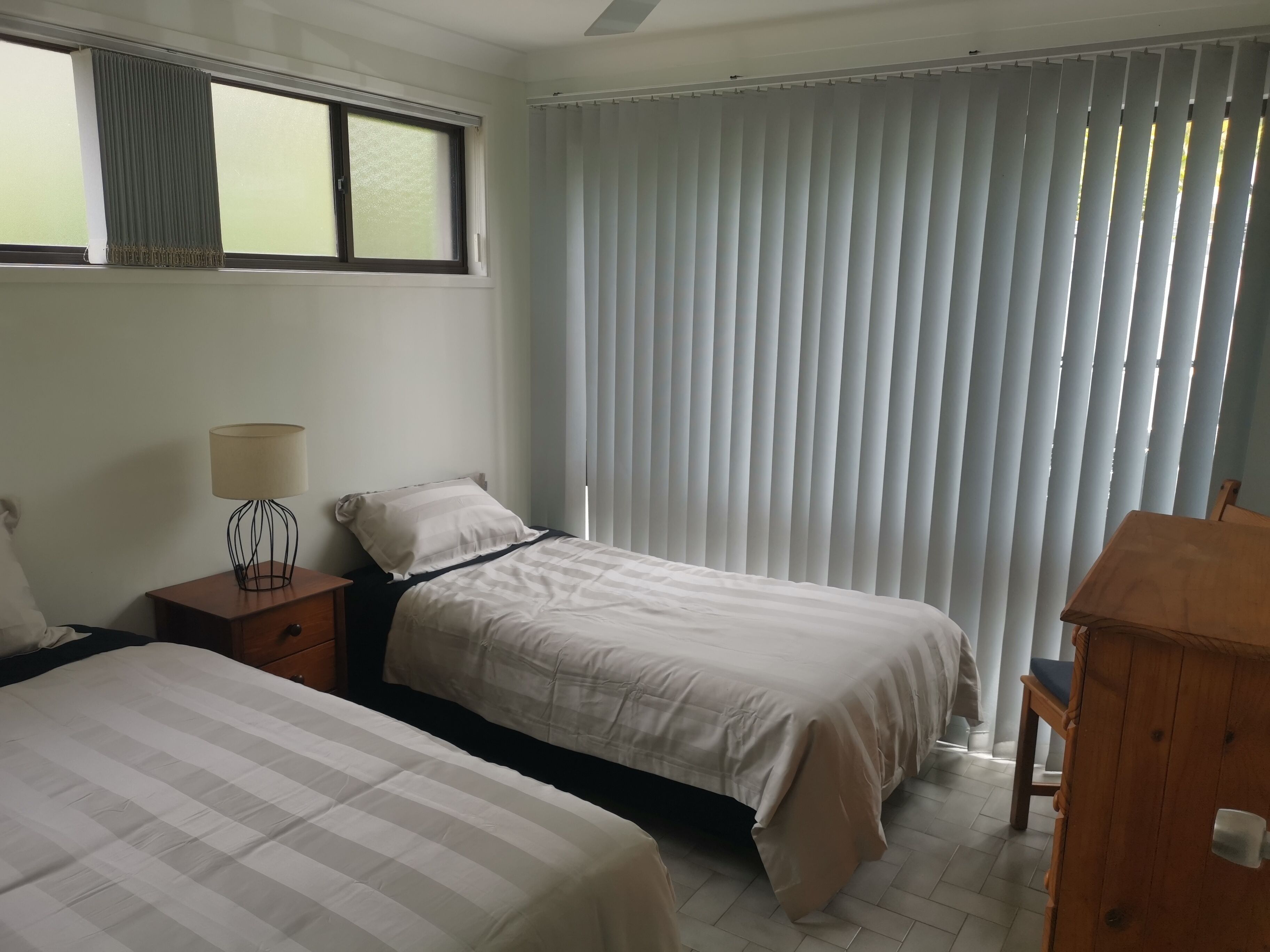 2 soverom, safe på rommet, strykejern/-brett og wi-fi (inkludert)