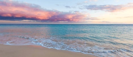 Plage à proximité, chaises longues, serviettes de plage