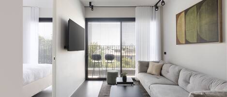 Télévision à écran plat de 42 pouces avec chaînes par câble, télévision