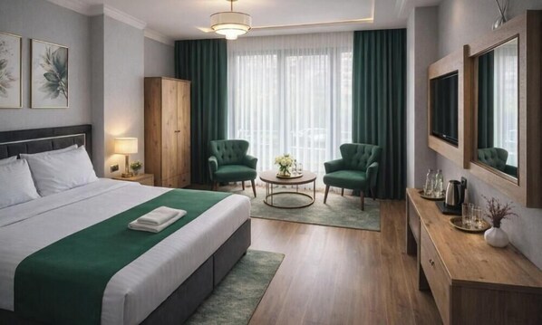 Bettwäsche aus ägyptischer Baumwolle, hochwertige Bettwaren, Minibar