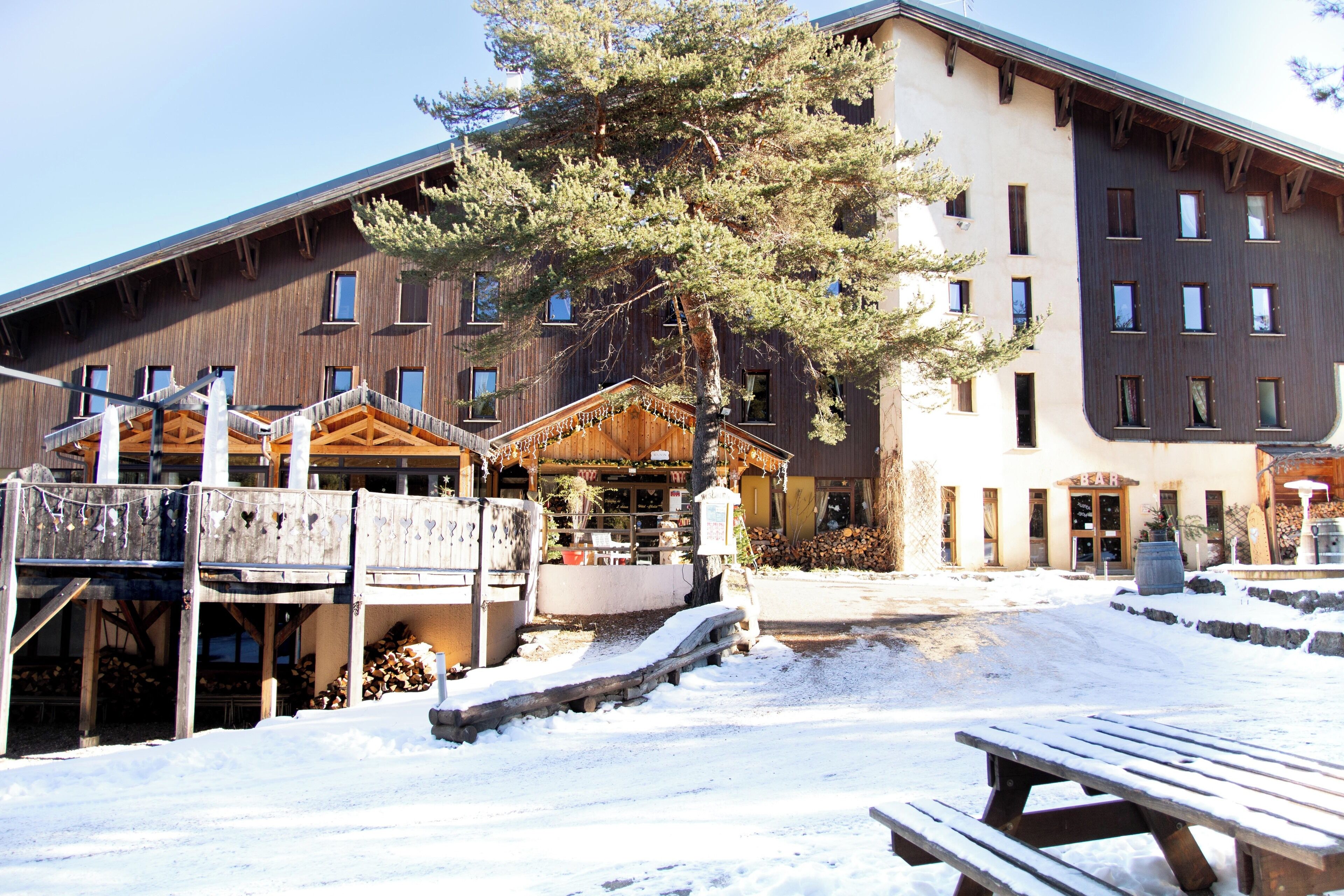 Voorkant van accommodatie