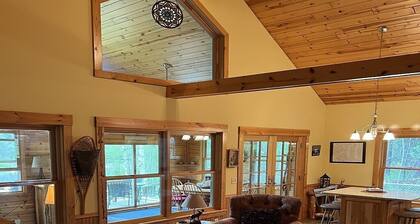 Spacious Summer Escape: Private Backyard, Dock & Fire Pit, Channel Waterfront