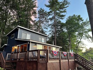 Exterior - Lake Winni Waterfront Whortleberry Island Cottage, Private Beach, BOAT Required (Tuftonboro)