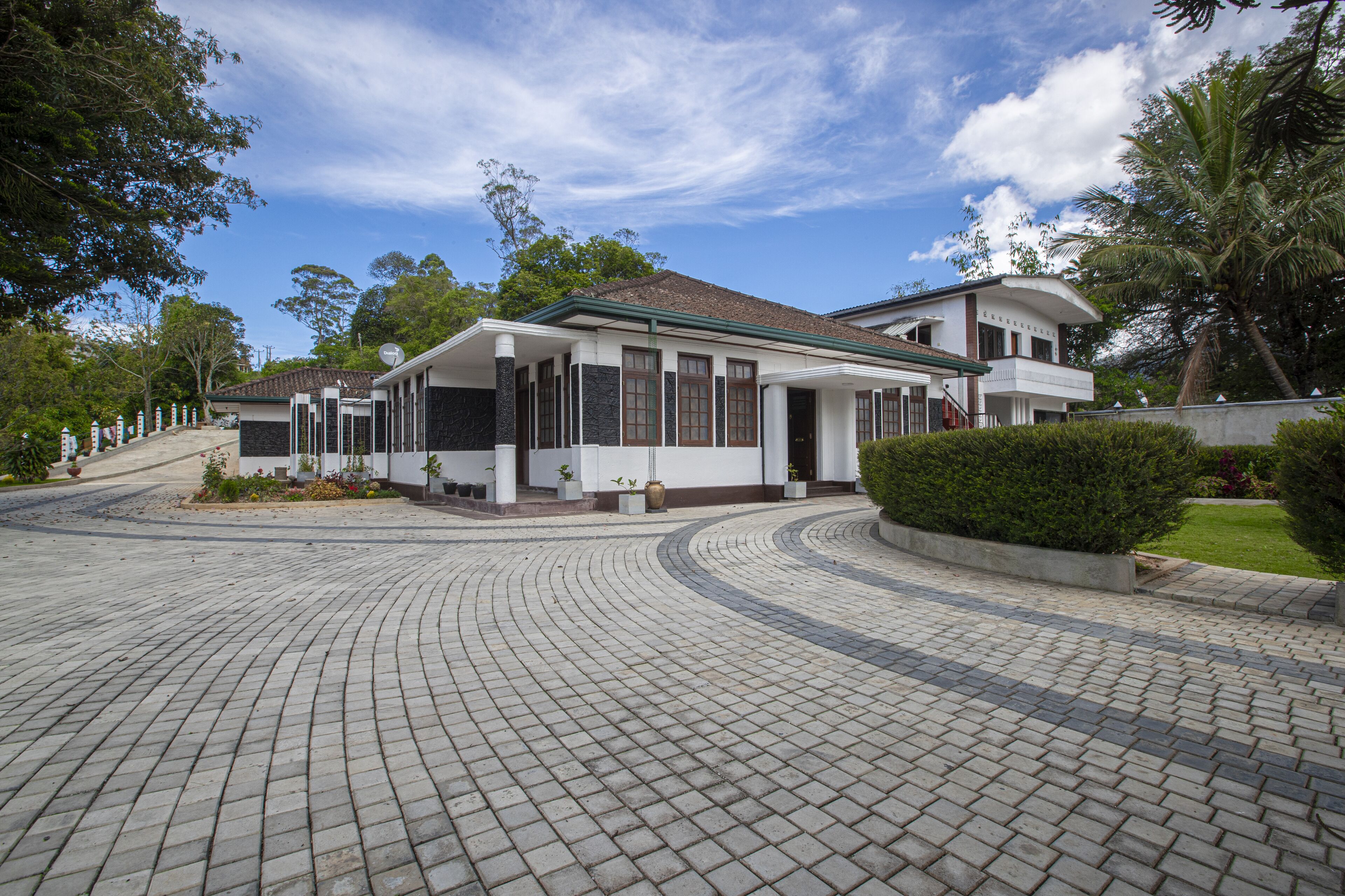 Façade de l’hébergement